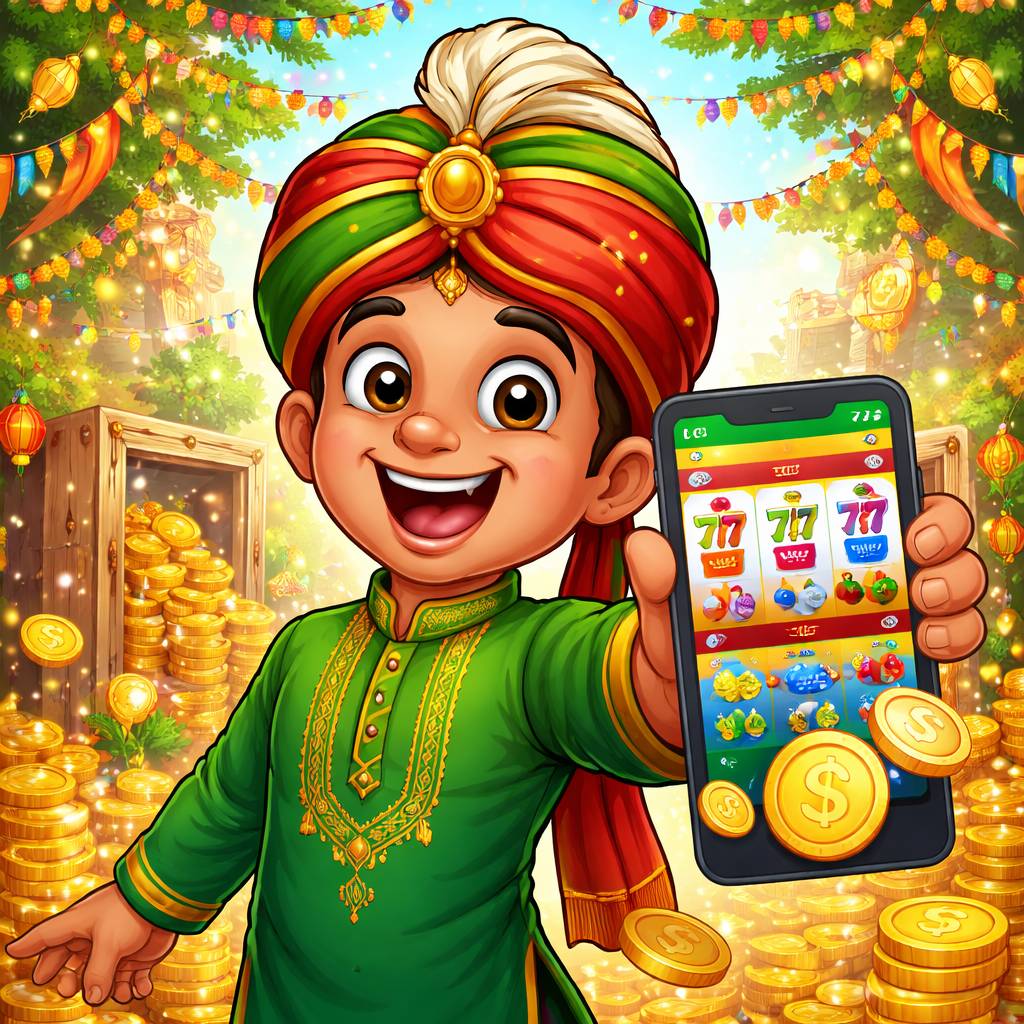 xe666 Casino cartoon character with casino chips and mobile gaming screen